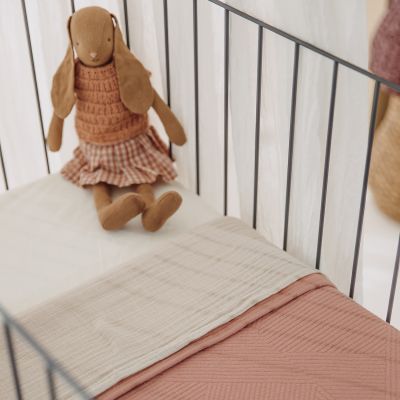 Meyco Gebreide Jacquard Flannel Deken – 100x150 cm – Pure Rose