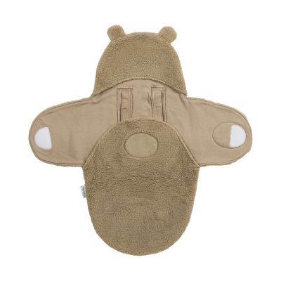 Meyco Bear Wikkeldeken - Teddy - Warm Brown