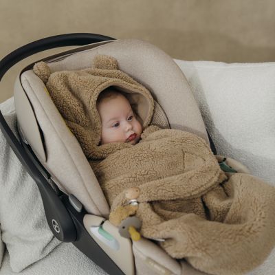Meyco Bear Wikkeldeken - Teddy - Warm Brown
