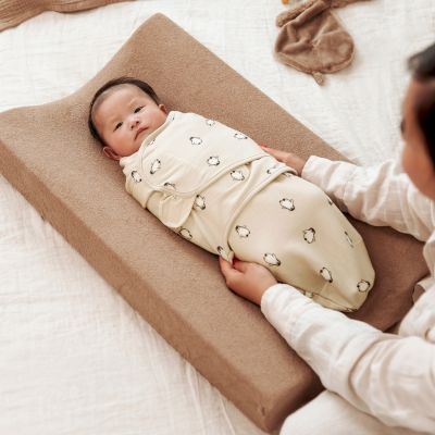 Meyco Baby Aankleedkussenhoes Badstof Uni Taupe 50 x 70 cm