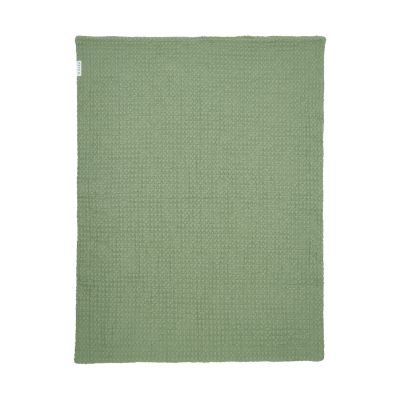 Meyco Baby Ledikantdeken Wafel Teddy Olive Green 100 x 150 cm Meyco Baby Ledikantdeken Wafel Teddy Olive Green 100 x 150 cm
