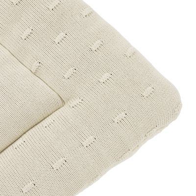 Meyco Baby Knots Boxkleed - 77 x 97 cm - Soft Sand 