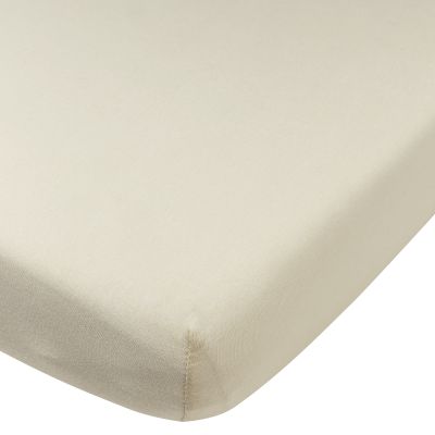 Meyco Baby Uni Hoeslaken Wieg - 40 x 80/90 cm - Jersey - Soft Sand