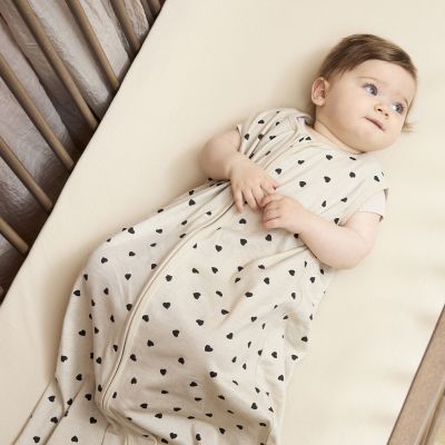 Meyco Baby Uni Hoeslaken Ledikant - 60 x 120 cm - Jersey - Soft Sand