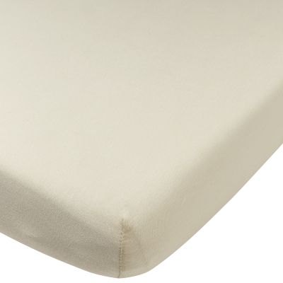 Meyco Baby Uni Hoeslaken Juniorbed - 70 x 140 cm - Jersey - Soft Sand