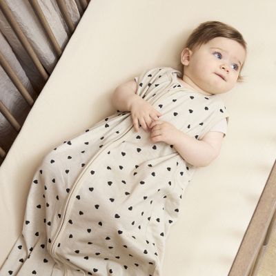 Meyco Baby Uni Hoeslaken Juniorbed - 70 x 140 cm - Jersey - Soft Sand