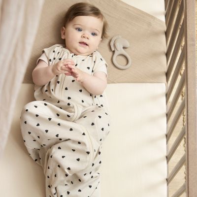 Meyco Baby Uni Hoeslaken Juniorbed - 2 Stuks - 70 x 140 cm - Jersey - Soft Sand