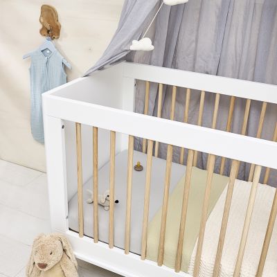 Meyco Baby Uni Wieglaken - Pre-Washed Hydrofiel - 75 x 100 cm - Soft Olive