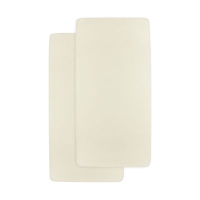 Meyco Baby Uni Hoeslaken Wieg - 2 Stuks - 40 x 80/90 cm - Jersey 