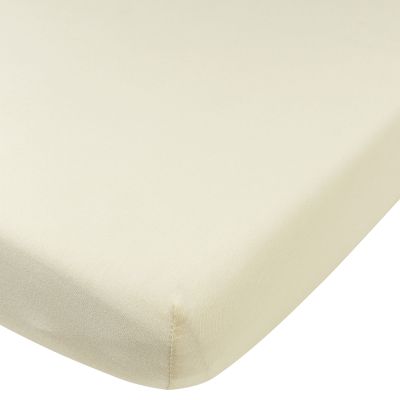 Meyco Baby Uni Hoeslaken Ledikant - 60 x 120 cm - Jersey - Nature