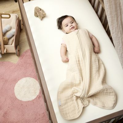 Meyco Baby Uni Hoeslaken Juniorbed - 70 x 140 cm - Jersey - Nature