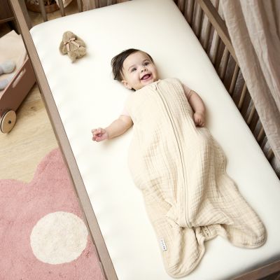 Meyco Baby Uni Hoeslaken Juniorbed - 70 x 140 cm - Jersey - Nature
