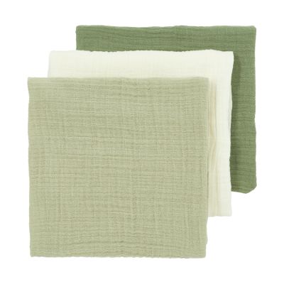 Meyco Baby Uni Hydrofiele Doeken - 3 Stuks - Pre-Washed Hydrofiel - 70 x 70 cm