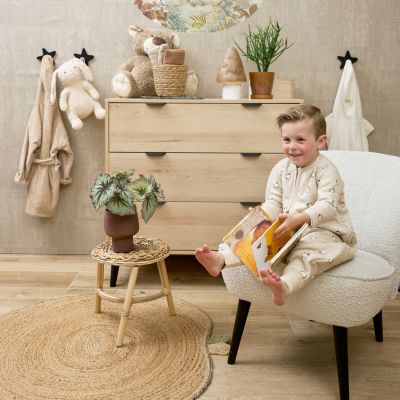 Meyco Baby Slaapzak Jumper Winter Penguin Soft Sand 80 cm