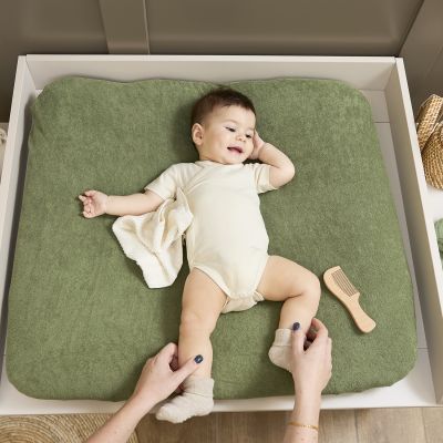 Meyco Baby Popcorn Monddoekjes - 6 Stuks - 30 x 30 cm - Naturel/Soft Sand