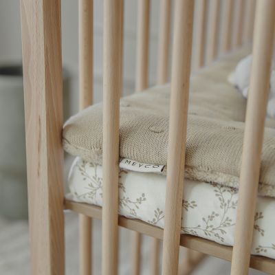 Meyco Hoeslaken Print - 75 x 95 cm - Jersey - Branches Sand 