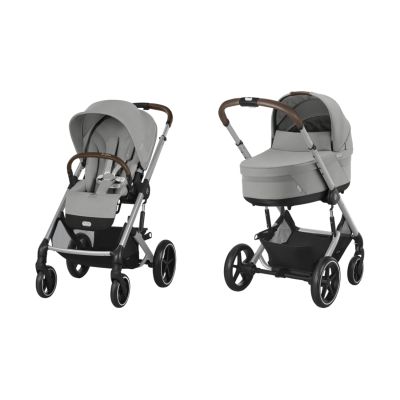 Cybex Kinderwagen 2-in-1 Balios S Lux-3 Stone Grey - Mid Grey Cybex Kinderwagen 2-in-1 Balios S Lux-3 Stone Grey - Mid Grey