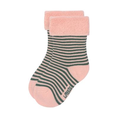 Lässig Terry Socks GOTS - 3-pack - Cherry Peach - Maat 12-14