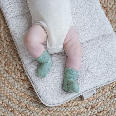 Kipkep Blijf-Sokjes - Prematuur - Pale Green
