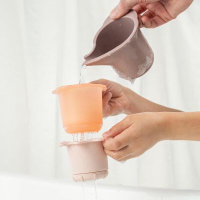 Done By Deer Elphee Water Speel & Stapel Cups - 3 Stuks - Powder 