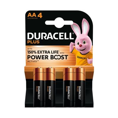 Duracell Plus Batterijen - Power Boost - AA 4-Pack