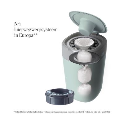 Tommee Tippee Sangenic Twist & Click Luieremmer - ECO - Groen Tommee Tippee Sangenic Twist & Click Luieremmer - ECO - Groen
