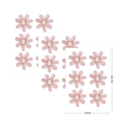 Little Dutch Muurstickers Flowers Fairy Garden - 3x A4 Size Sheets