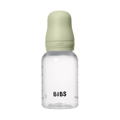 BIBS Fles - Slow Flow - 150 ml - Latex - Sage - Ronde Speen 