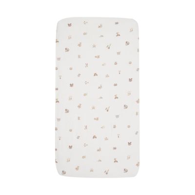 Jollein Hoeslaken Jersey 70/75x140/150cm - Animal Friends Jollein Hoeslaken Jersey 70/75x140/150cm - Animal Friends