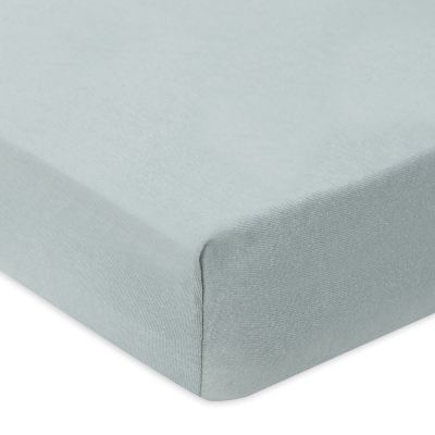 Jollein Hoeslaken - 70/75 x 140/150 cm - Jersey - Sea Green