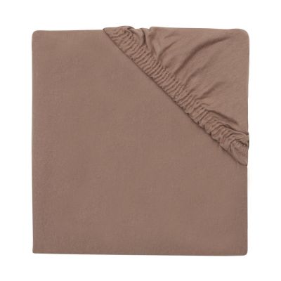 Jollein Hoeslaken - Jersey - Boxmatras 75×95 cm - Milky Coffee