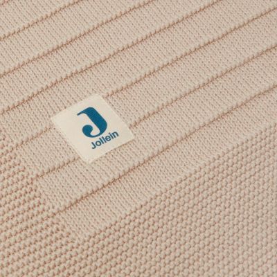 Jollein Ledikantdeken Pure Knit Nougat 100 x 150 cm