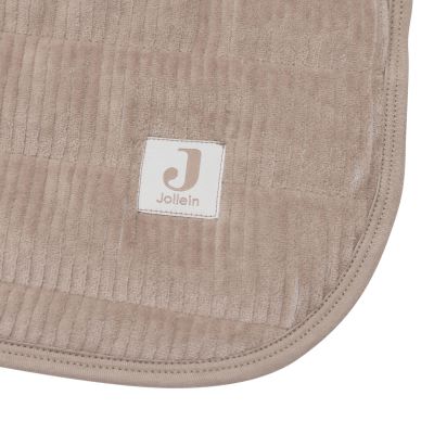 Jollein Deken Wieg 75x100cm Velvet Rib - Milky Coffee Jollein Deken Wieg 75x100cm Velvet Rib - Milky Coffee