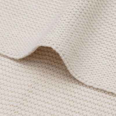Jollein Deken Wieg - Basic Knit - 75 x 100 cm - Oatmeal