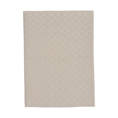 Jollein Deken Ledikant - Box Knit - 100 x 150 cm - Warm Sand