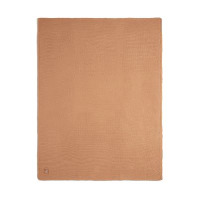 Jollein Ledikantdeken Basic Knit Biscuit/Fleece 100 x 150 cm
