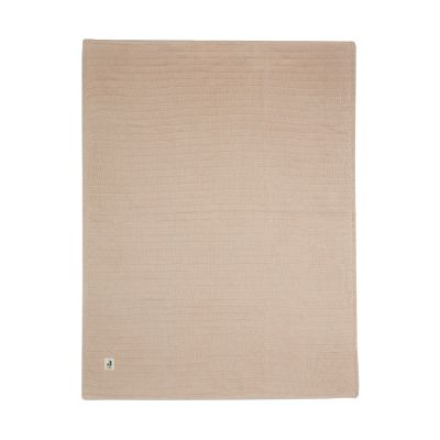 Jollein Ledikantdeken Velvet Pure Knit Nougat 100 x 150 cm
