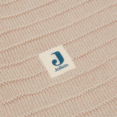 Jollein Ledikantdeken Velvet Pure Knit Nougat 100 x 150 cm