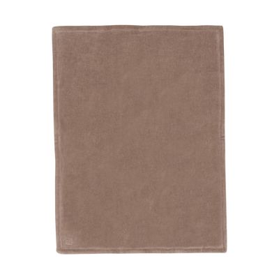 Jollein Deken Wieg - Box Knit/Velvet - 75 x 100 cm - Milky Coffee