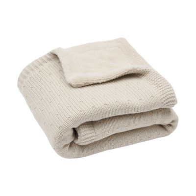 Jollein Wiegdeken - Sprinkle Knit / Fluffy - 75 x 100 cm - Sand Jollein Wiegdeken - Sprinkle Knit / Fluffy - 75 x 100 cm - Sand