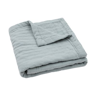Jollein Deken - 75 x 100 cm - Hydrofiel - Jacquard Sea Green Jollein Deken - 75 x 100 cm - Hydrofiel - Jacquard Sea Green