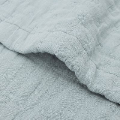 Jollein Deken - 75 x 100 cm - Hydrofiel - Jacquard Sea Green Jollein Deken - 75 x 100 cm - Hydrofiel - Jacquard Sea Green