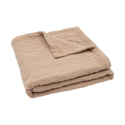 Jollein Deken - 75 x 100 cm - Hydrofiel - Jacquard Biscuit GOTS 