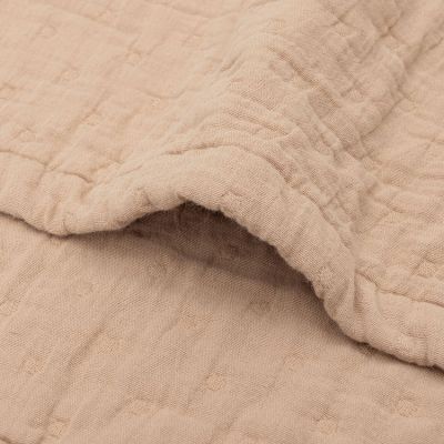 Jollein Deken - 75 x 100 cm - Hydrofiel - Jacquard Biscuit GOTS 