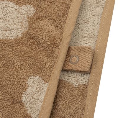 Jollein Jacquard Badponcho - 2-zijdig - Badstof - Teddy Bear Jollein Jacquard Badponcho - 2-zijdig - Badstof - Teddy Bear