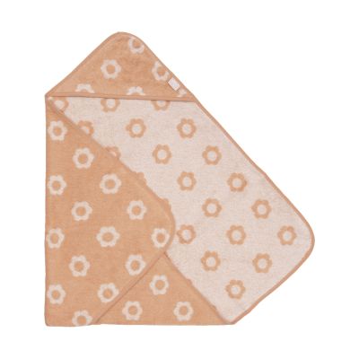 Jollein Jacquard Badcape - Badstof - 75x75 cm - Flower Jollein Jacquard Badcape - Badstof - 75x75 cm - Flower