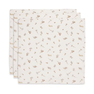 Jollein Riverside Small Multidoek - 3 Pack - 70 x 70 cm - Hydrofiel
