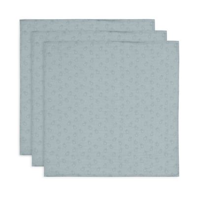 Jollein Miffy Silhouettes Small Multidoek - 3 Pack - 70 x 70 cm - Hydrofiel - Sea Green