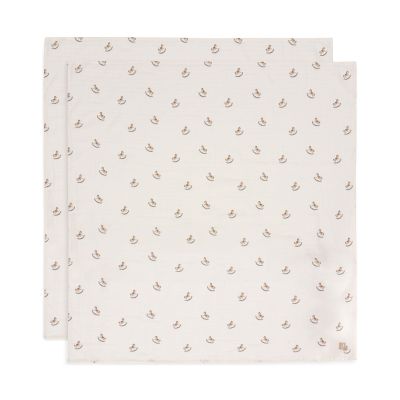 Jollein Nostalgic Ride Large Multidoek - 2 Pack - 115 x 115 cm - Hydrofiel