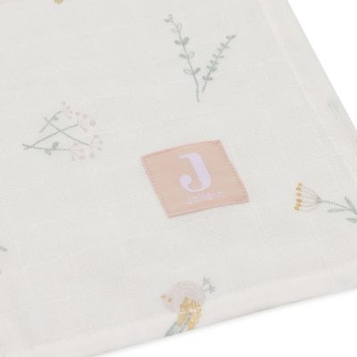 Jollein Lovely Birds Large Multidoek 2 Pack - 115 x 115 cm - Hydrofiel 